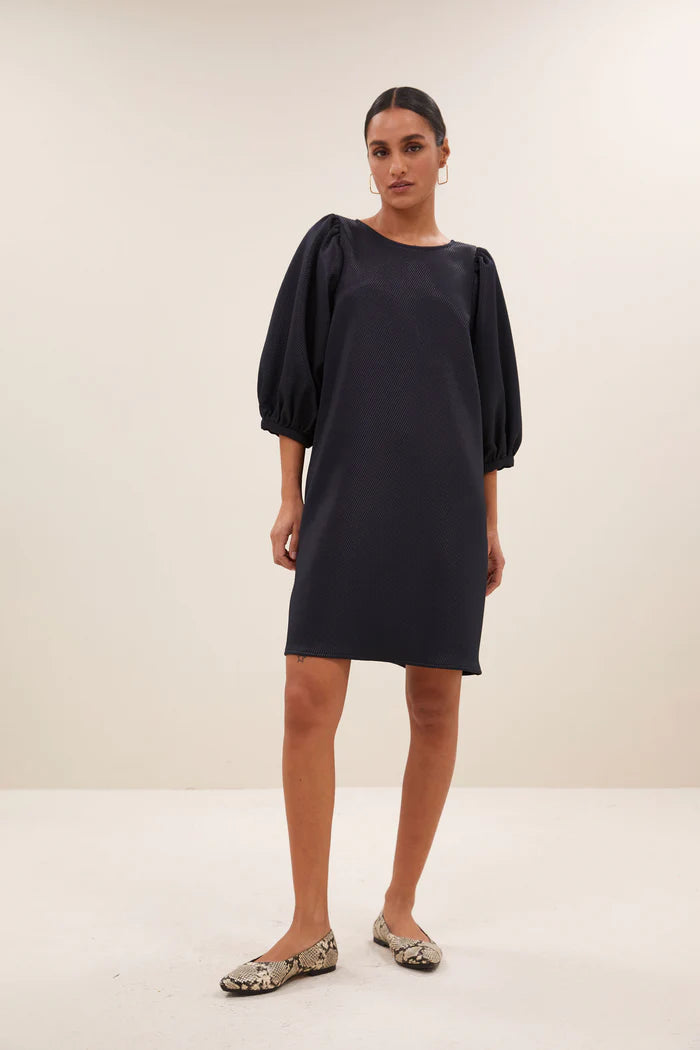 Gigi Gloss Dress - Midnight