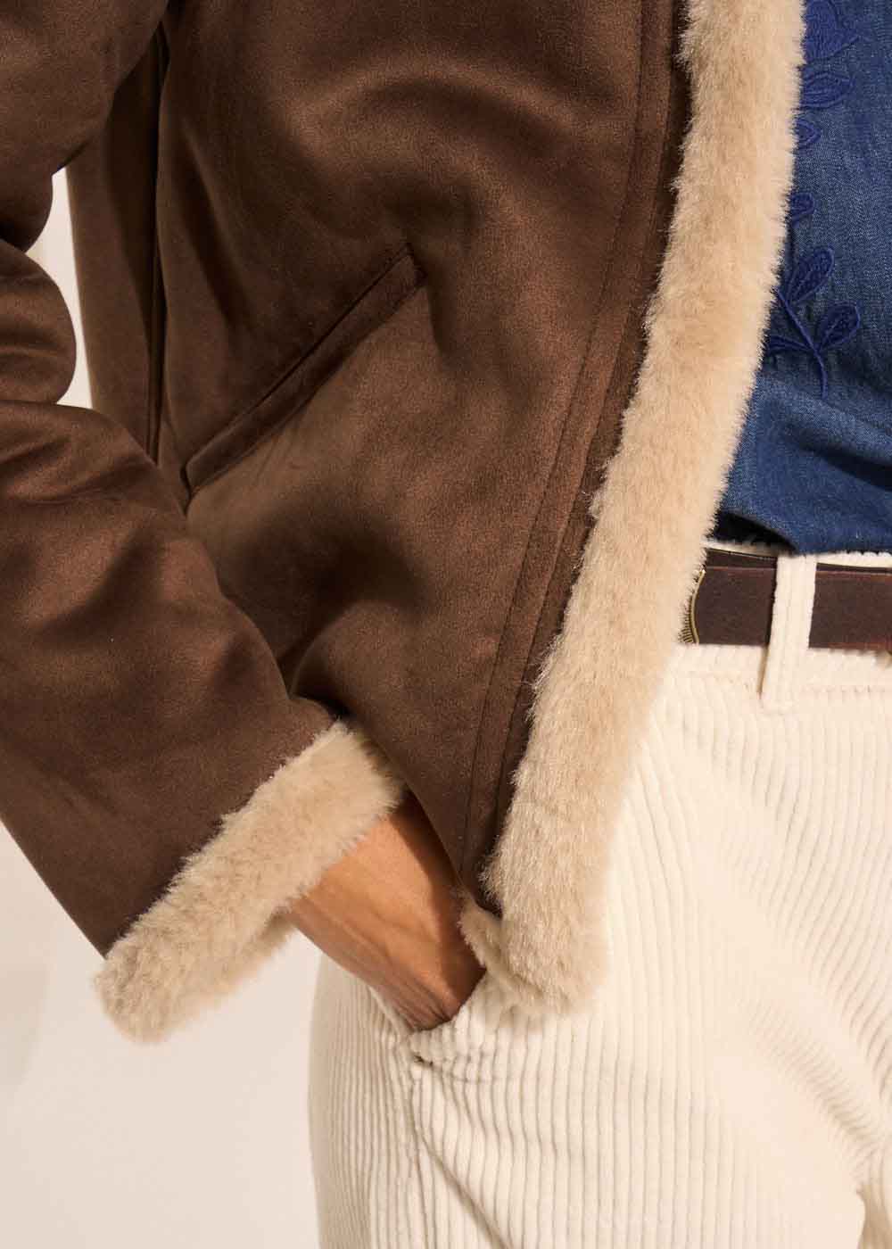 Martina Manteaux Coat - Chocolat