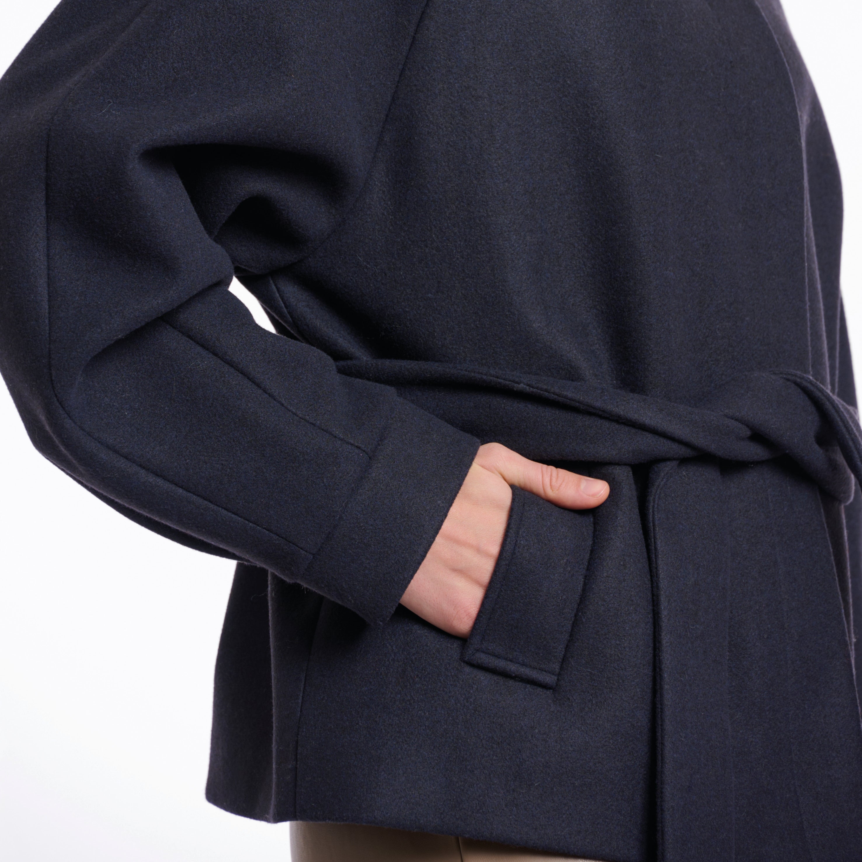 Cornelia Short Coat - Navy