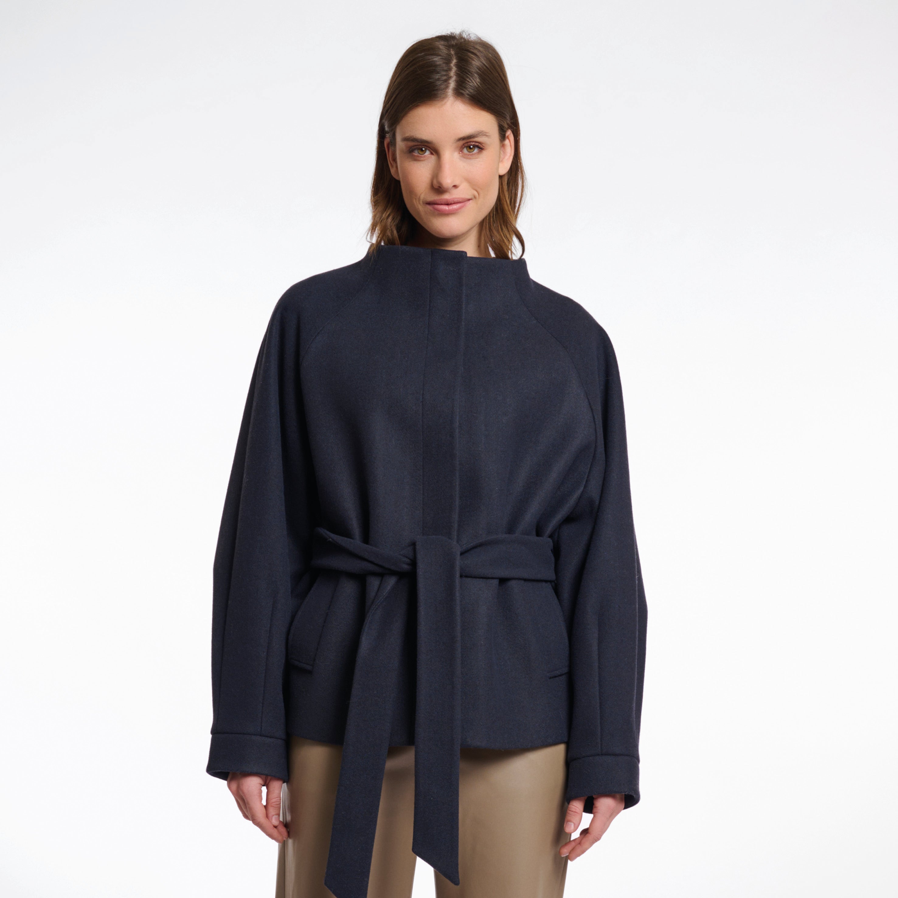 Cornelia Short Coat - Navy