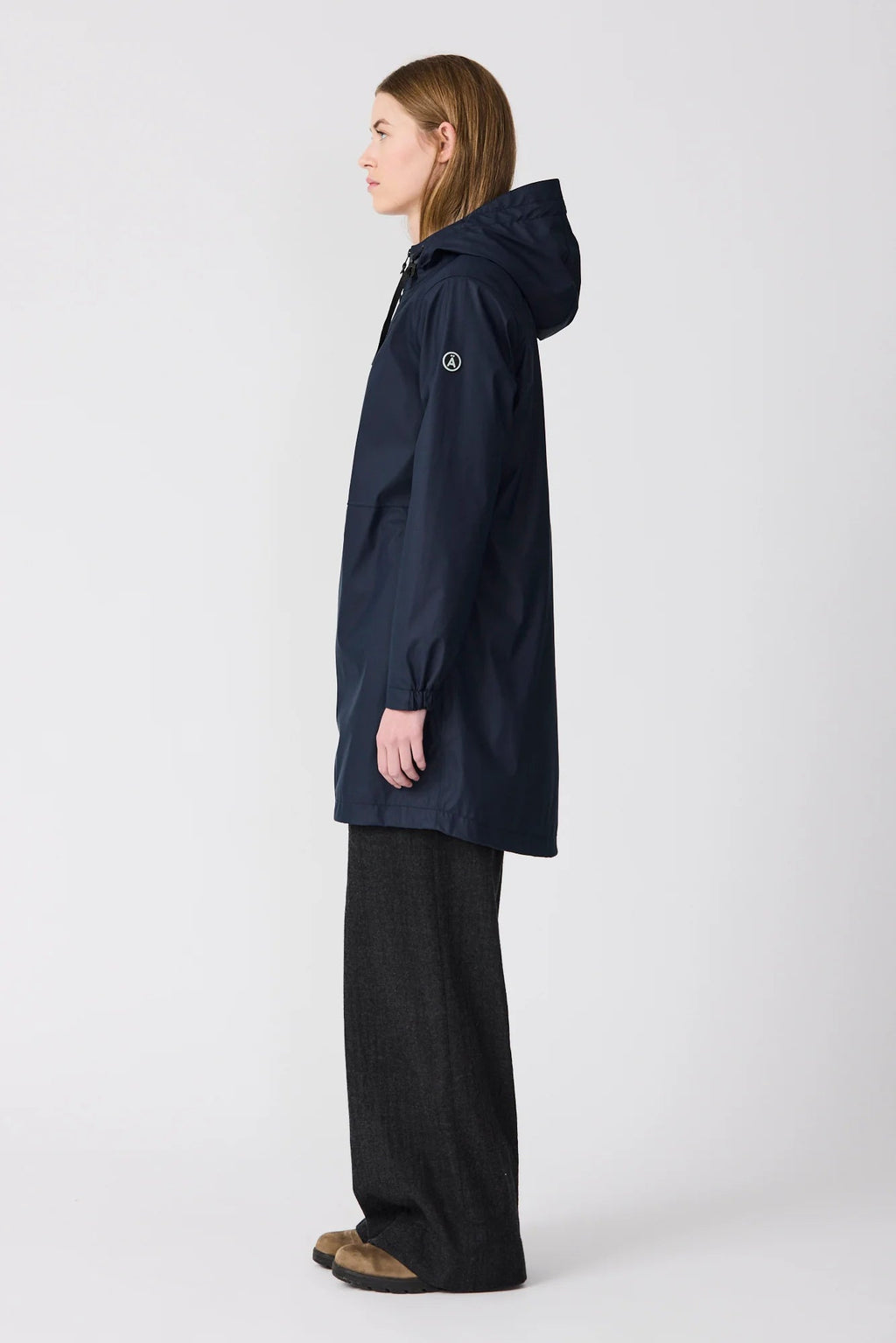 Vand Fleece Lined Coat - Navy