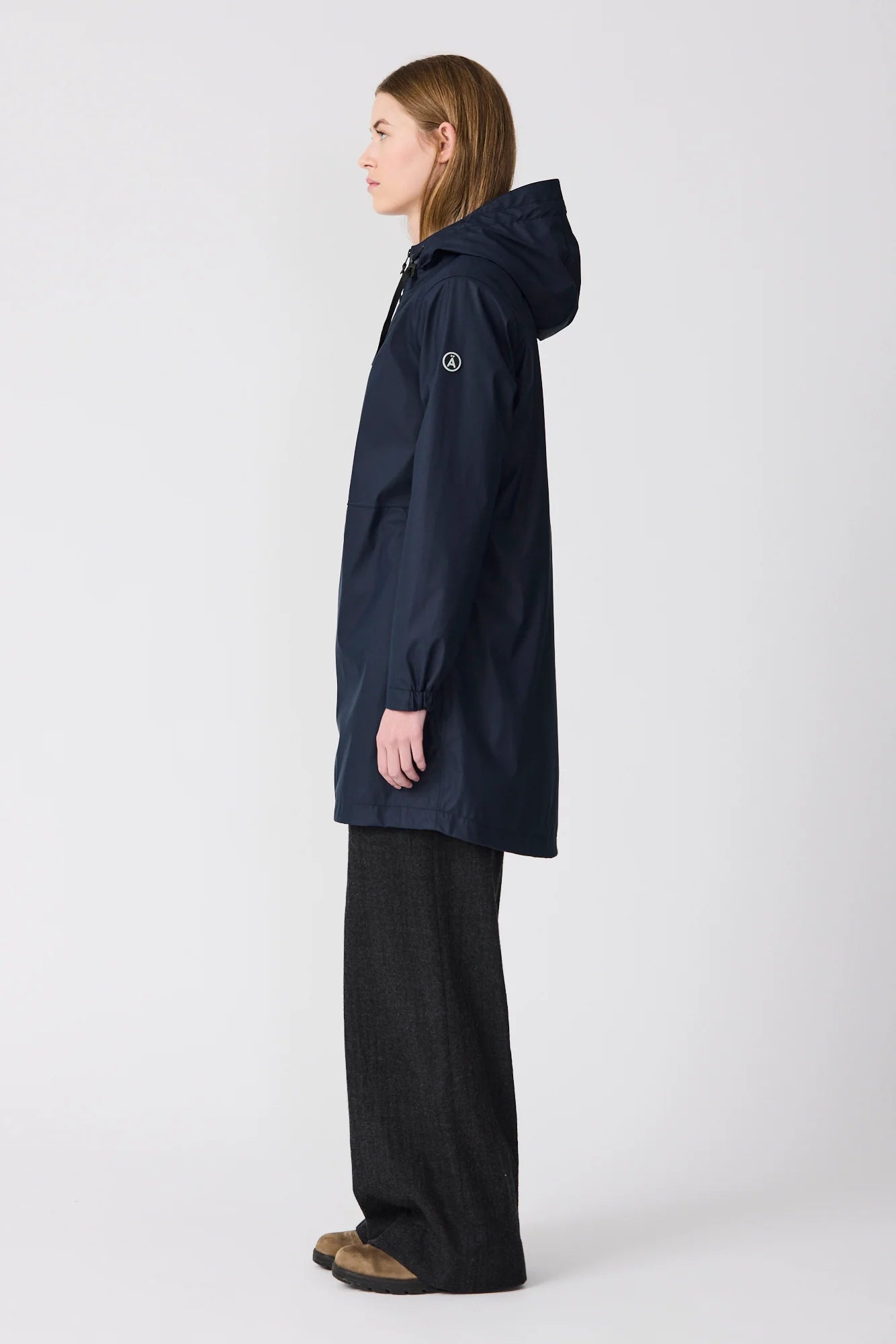 Vand Fleece Lined Coat - Navy