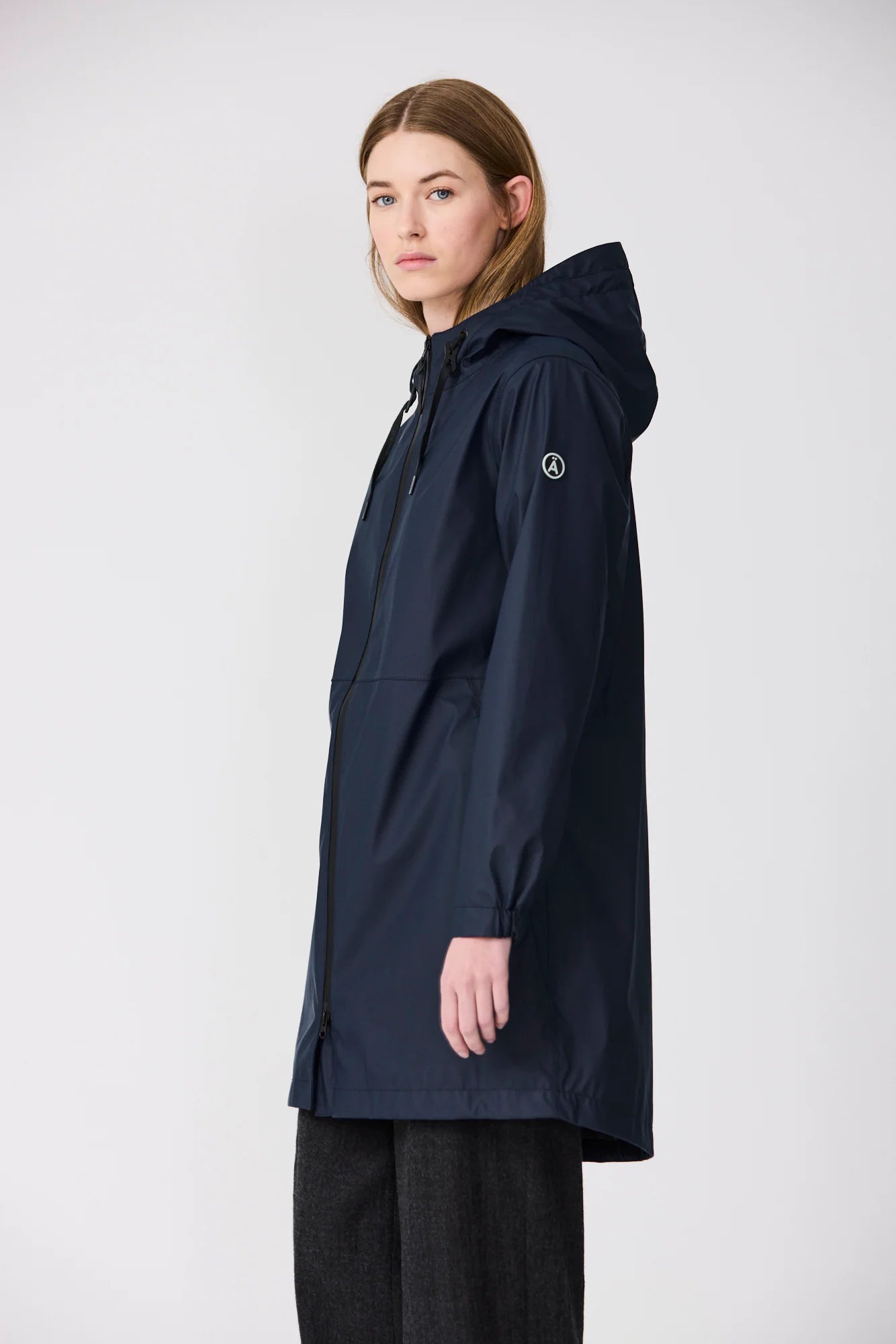 Vand Fleece Lined Coat - Navy