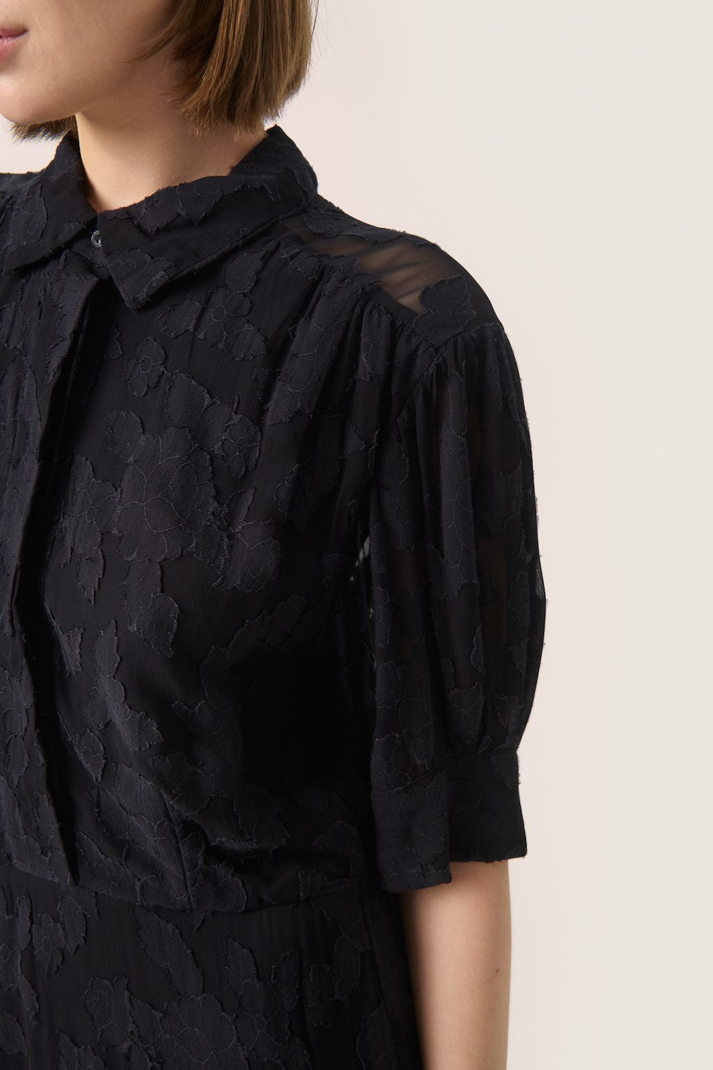 Felisia Shirt Dress - Black